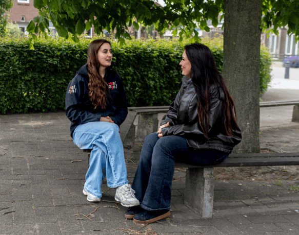 Natalie in gesprek met Natalii